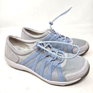 DANSKO Honor Women's Gray and Blue Casual Walking Sneakers Size 36
